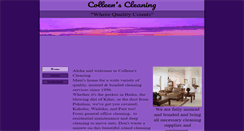 Desktop Screenshot of colleenscleaning.com